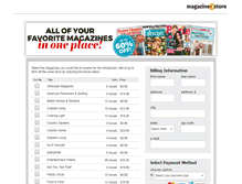Tablet Screenshot of mysubscriptionstore.com